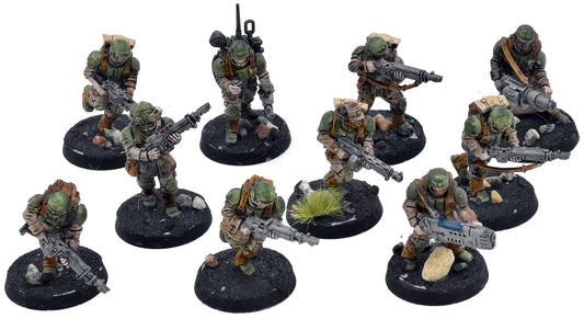 ASTRA MILITARUM 10 Cadian Shock Troops #3 Warhammer 40K 0711