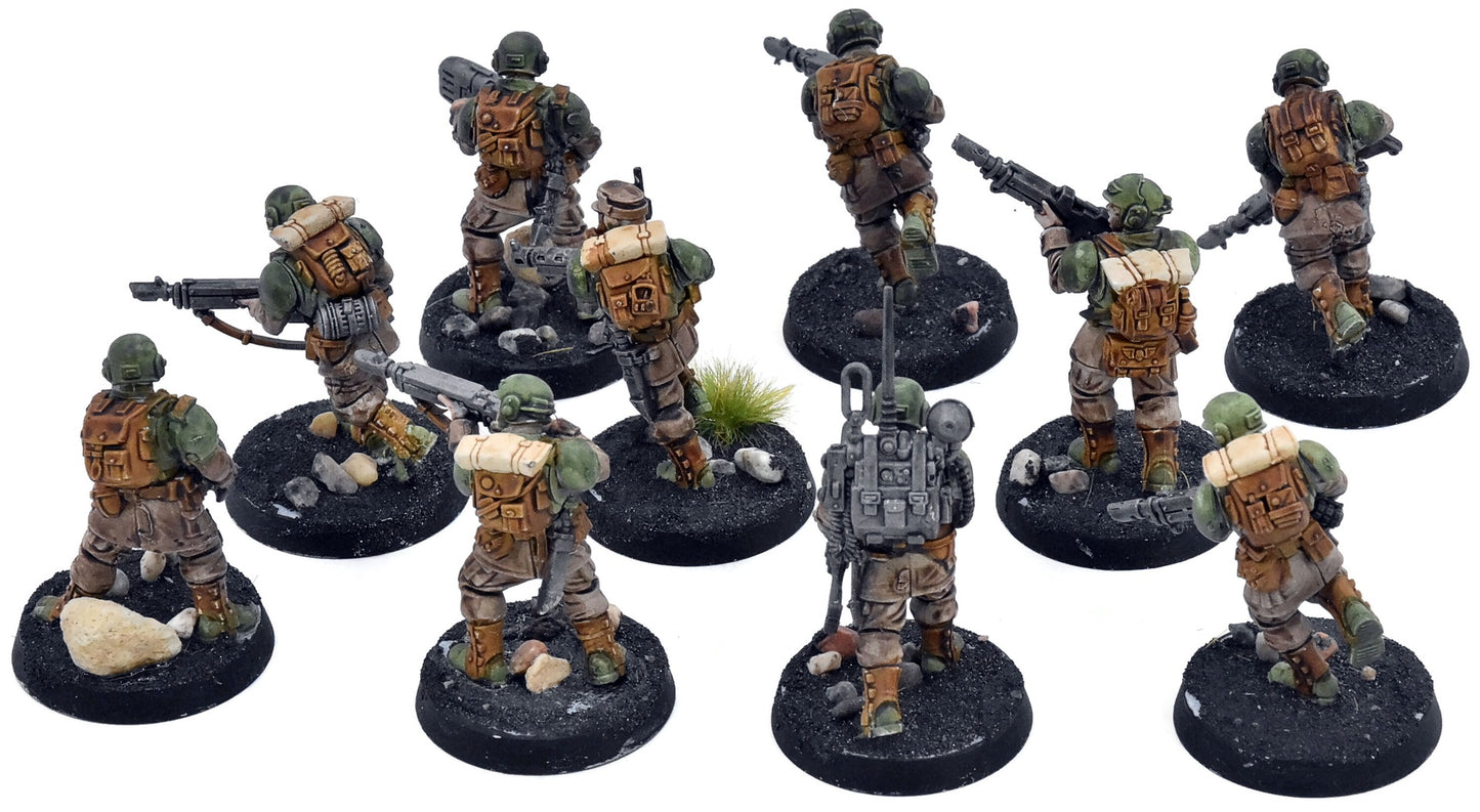 ASTRA MILITARUM 10 Cadian Shock Troops #3 Warhammer 40K 0711