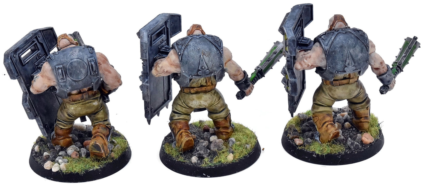 ASTRA MILITARUM 3 Auxilla Bullgryns #2 Warhammer 40K 0728