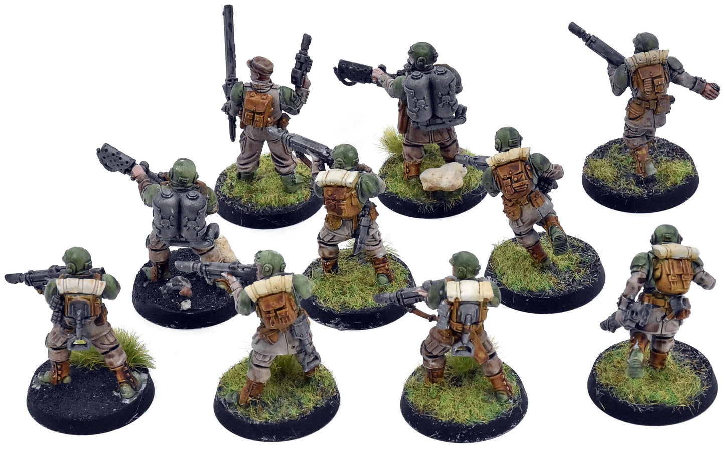 ASTRA MILITARUM 10 Cadian Shock Troops #1 Warhammer 40K 0742