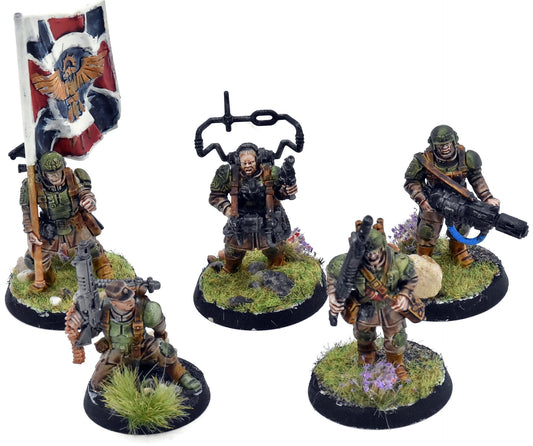 ASTRA MILITARUM 5 Cadian Command Squad #1 Warhammer 40K 0780