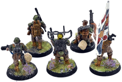 ASTRA MILITARUM 5 Cadian Command Squad #1 Warhammer 40K 0780