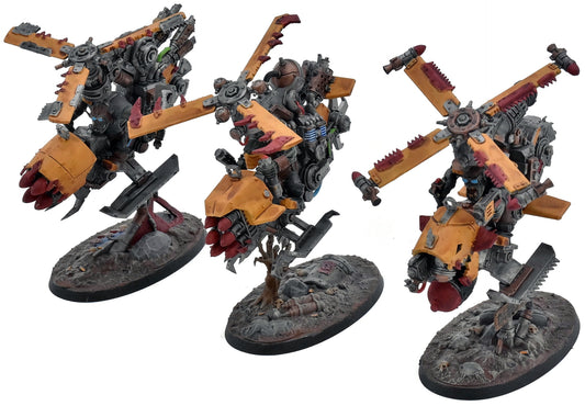 ORKS 3 Deffkoptas #1 Warhammer 40K 0834