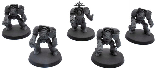 SPACE MARINES 5 Terminator Squad #2 Classic Sculpt Warhammer 40K 5769