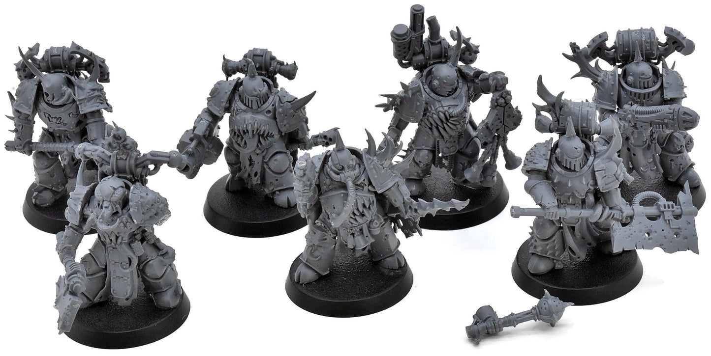 DEATH GUARD 7 Plague Marines #10 Warhammer 40K 0889