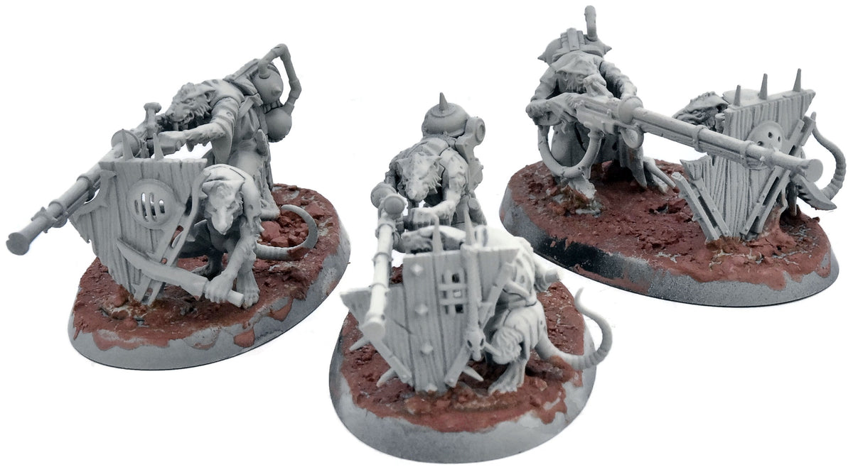 SKAVEN 3 Warplock Jezzails #1 Warhammer Fantasy 4509