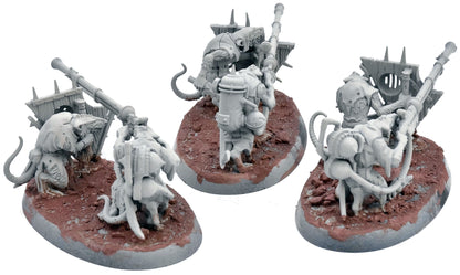 SKAVEN 3 Warplock Jezzails #1 Warhammer Fantasy 4509