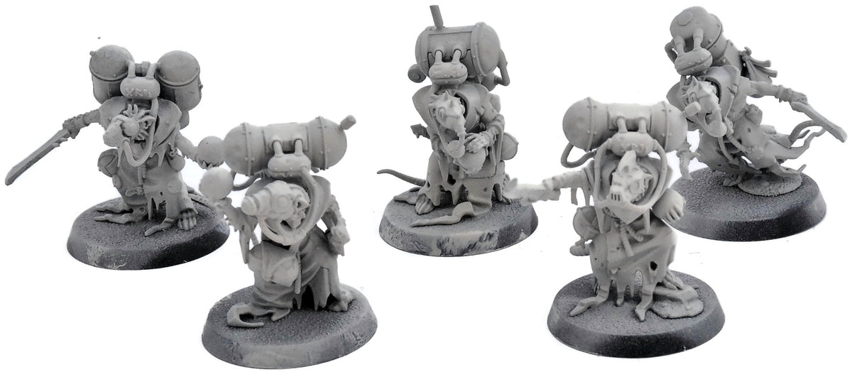SKAVEN 5 Acolyte Globadiers #1 Warhammer Fantasy 4516