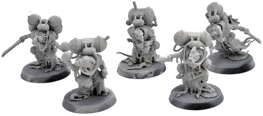 SKAVEN 5 Acolyte Globadiers #1 Warhammer Fantasy 4516