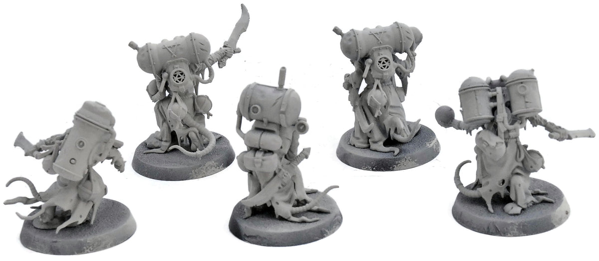 SKAVEN 5 Acolyte Globadiers #1 Warhammer Fantasy 4516