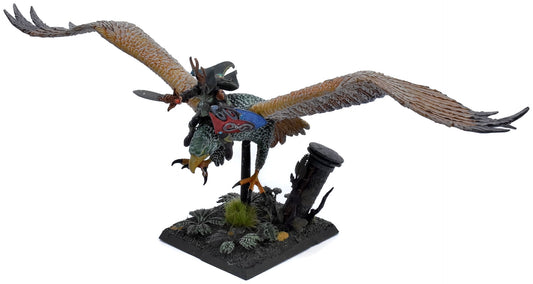 WOOD ELF REALMS Noble On Great Eagle Wood Elf Realms #1 CONVERTED WELL PAINTED