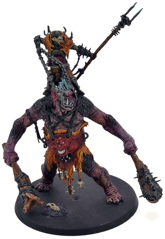 ORRUK WARCLANS Breaka-Boss On Mirebrute Troggoth #1 Warhammer Sigmar 0919