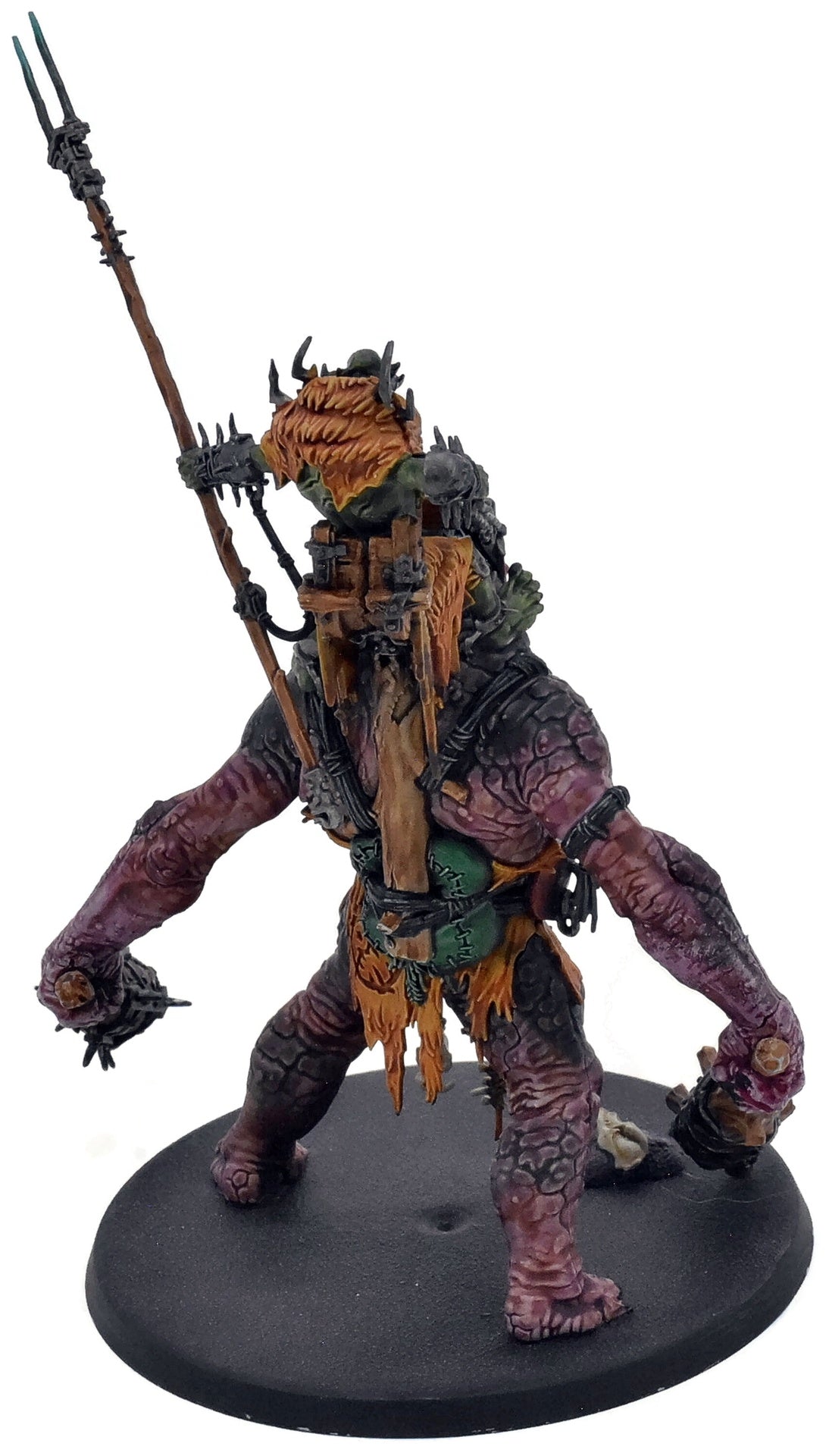 ORRUK WARCLANS Breaka-Boss On Mirebrute Troggoth #1 Warhammer Sigmar 0919