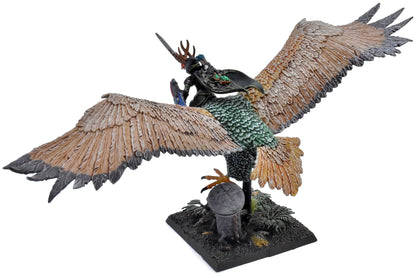 WOOD ELF REALMS Noble On Great Eagle Wood Elf Realms #1 CONVERTED WELL PAINTED