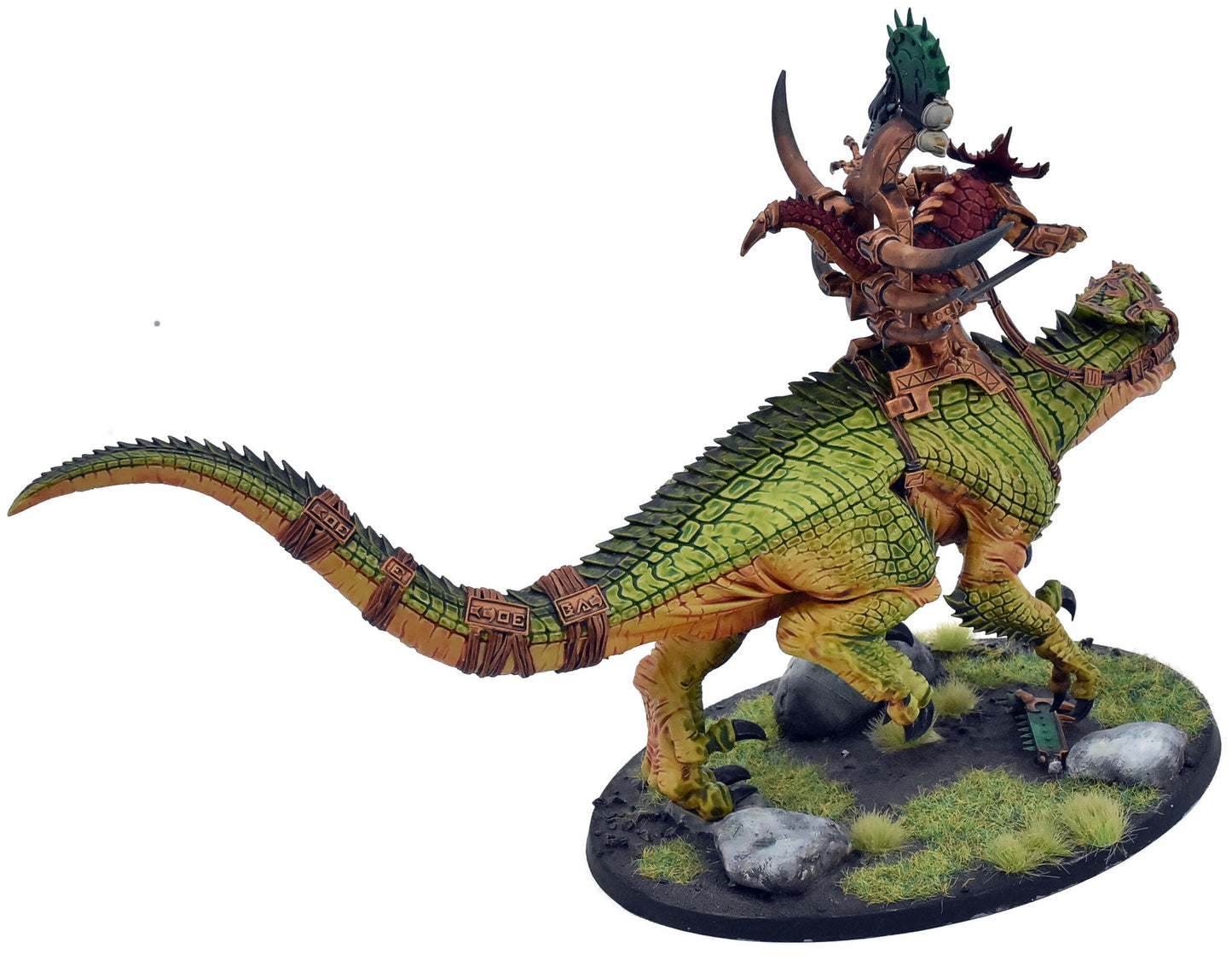 SERAPHON Oldblood On Carnosaur #1 Spear Broken Sigmar 0933