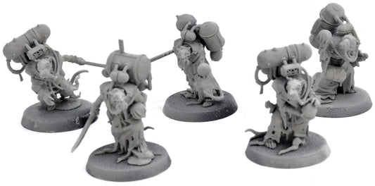 SKAVEN 5 Acolyte Globadiers #2 Warhammer Fantasy 4585