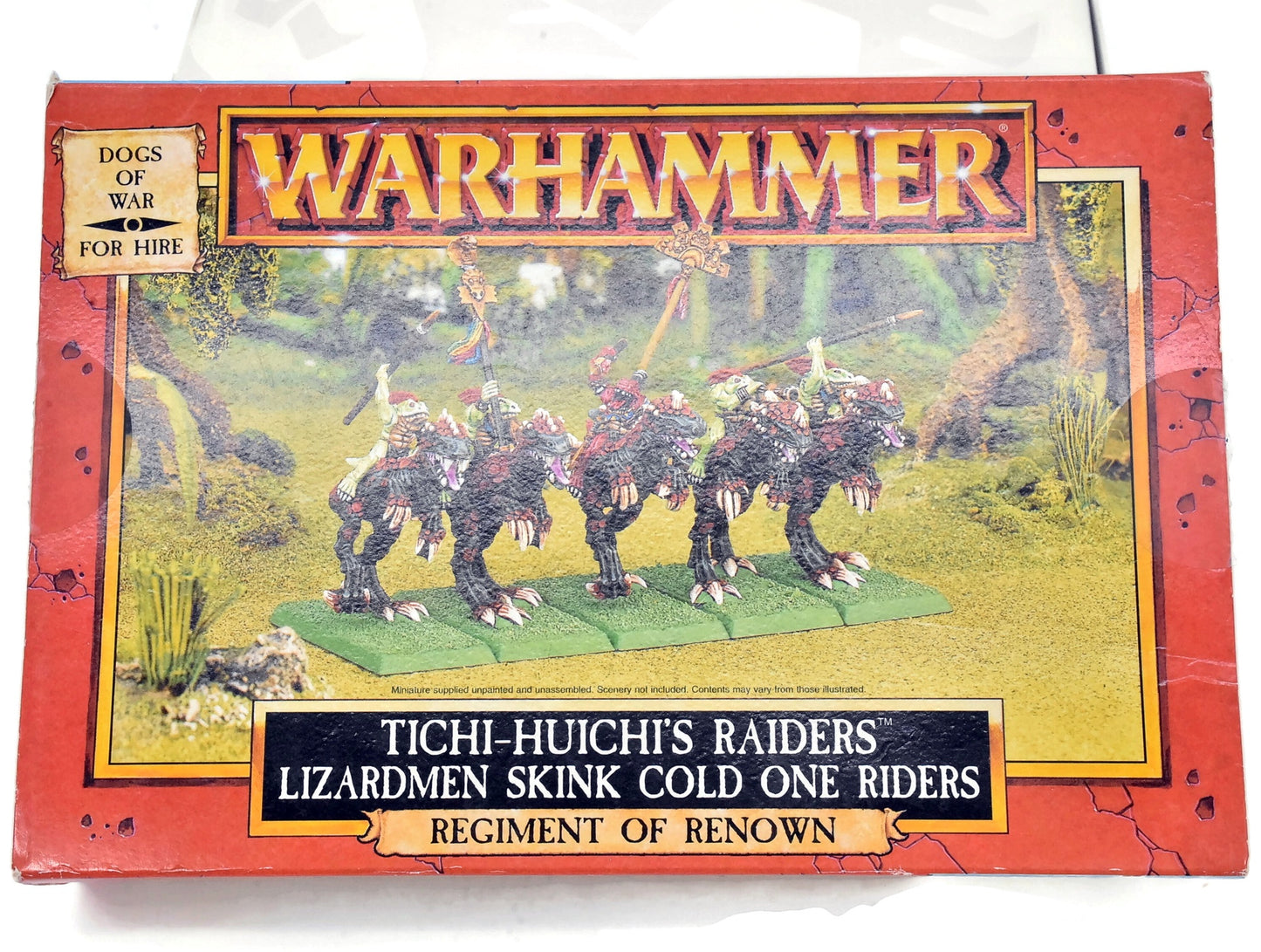 DARK ELVES 5 Tichi-Huichi'S Raiders Cold One Riders #1 METAL Fantasy 0964