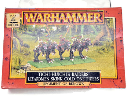 DARK ELVES 5 Tichi-Huichi'S Raiders Cold One Riders #1 METAL Fantasy 0964
