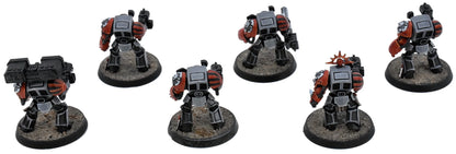 SPACE MARINES 6 Terminator Assault Squad #2 WELL PAINTED Warhammer 40K 1039