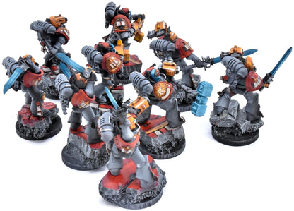 GREY KNIGHTS 9 Strike Squad #1 WELL PAINTED Warhammer 40K 5607