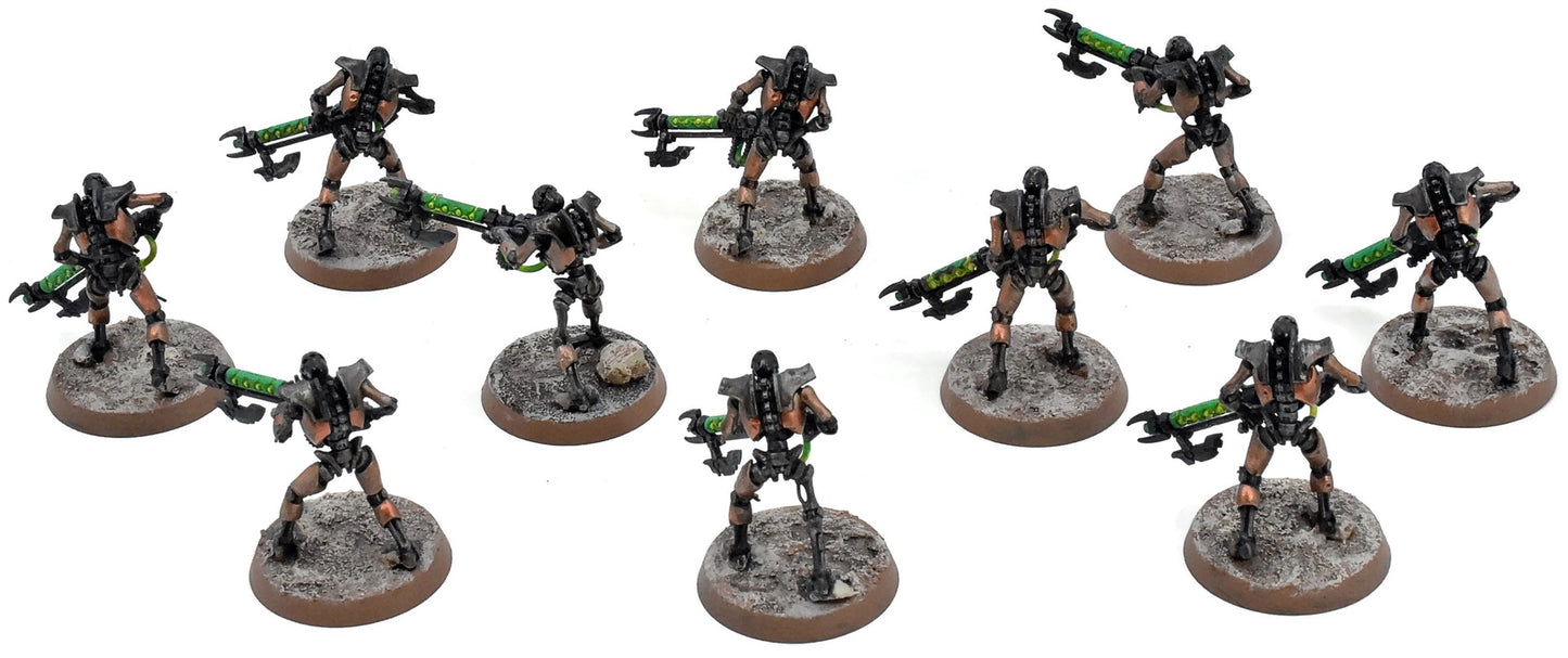 NECRONS 10 Necron Warriors #4 Warhammer 40K 1060