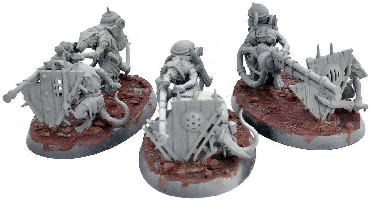 SKAVEN 3 Warplock Jezzails #2 Warhammer Fantasy 4707
