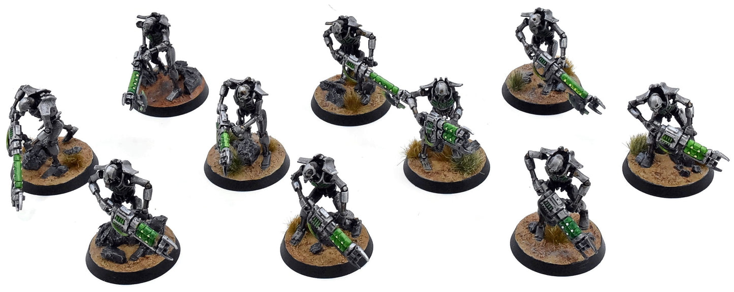 NECRONS Necron Warriors #5 WELL PAINTED Warhammer 40K 1107
