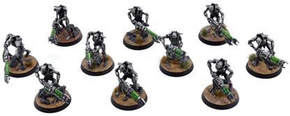 NECRONS Necron Warriors #5 WELL PAINTED Warhammer 40K 1107