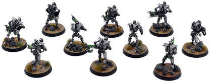 NECRONS Necron Warriors #5 WELL PAINTED Warhammer 40K 1107