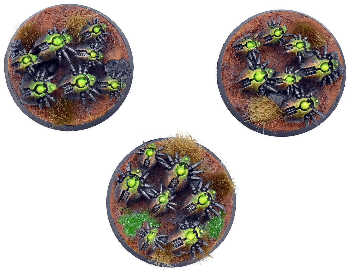 NECRONS 3 Scarab Swarms #1 WELL PAINTED Warhammer 40K 1152