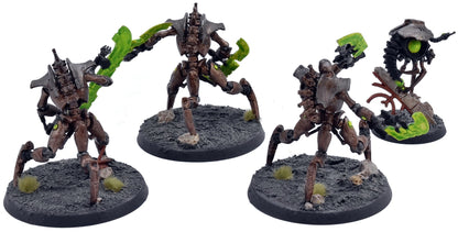 NECRONS 3 Skorpekh Destroyer & Plasmacyte #1 Warhammer 40K WELL PAINTED 4769