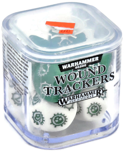 WARHAMMER Wound Trackers Green & White #1 Warhammer Sigmar 1176