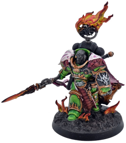 SPACE MARINES Vulkan He'Stan #1 PRO PAINTED Warhammer 40K Salamanders 1237