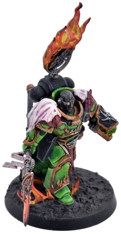 SPACE MARINES Vulkan He'Stan #1 COMMISSION PRO PAINTED Warhammer 40K Salamanders