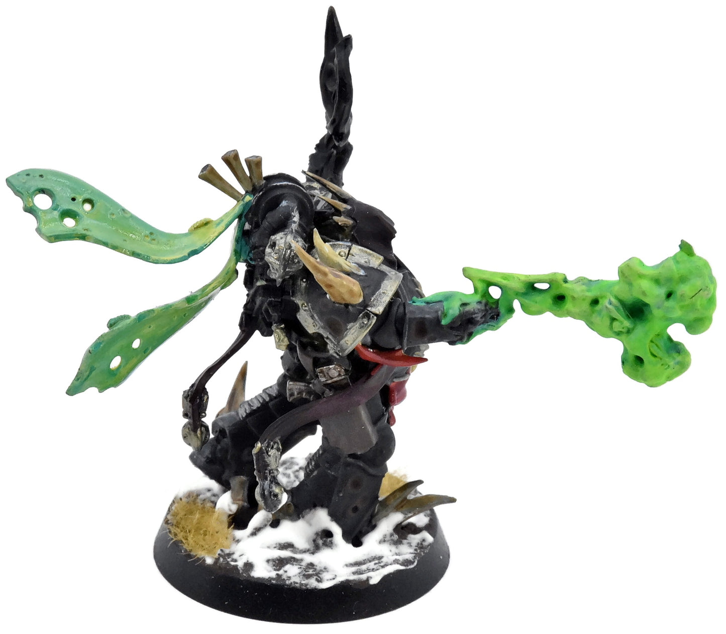 DEATH GUARD Malignant Plaguecaster #1 WELL PAINTED Warhammer 40K 1251