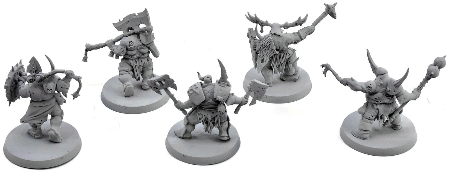 MAGGOTKIN OF NURGLE 5 Putrid Blightkings #1 Warhammer Sigmar 1275