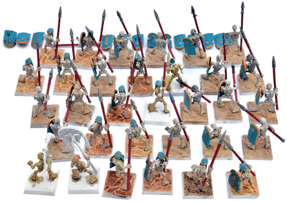 TOMB KINGS OF KHERMI 32 Skeleton Warriors #1 Warhammer Old World 5874