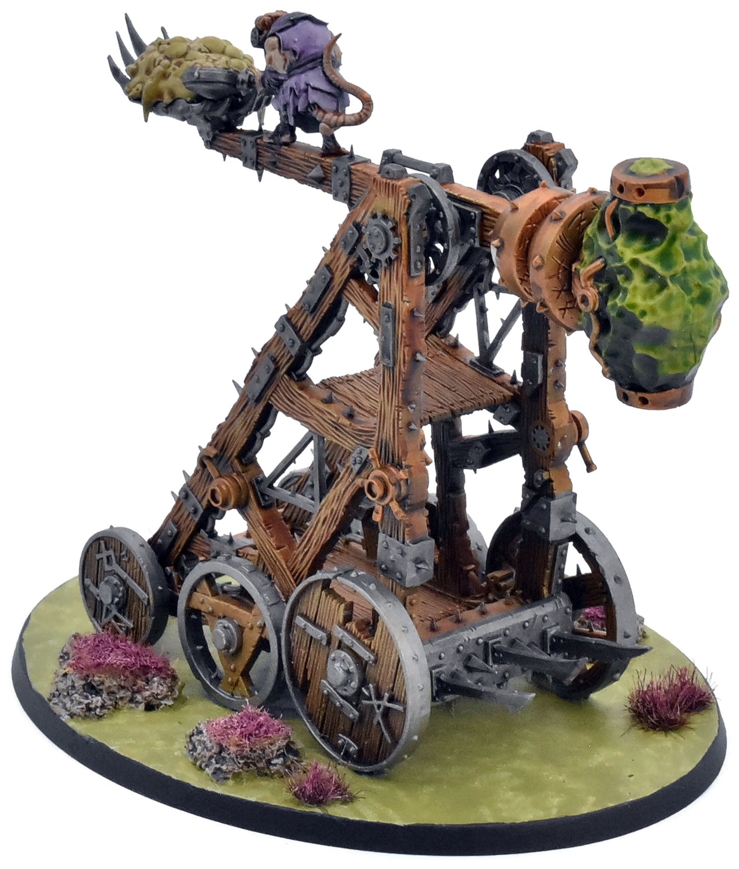 SKAVEN Plagueclaw Catapult #1 WELL PAINTED Warhammer Sigmar 1343