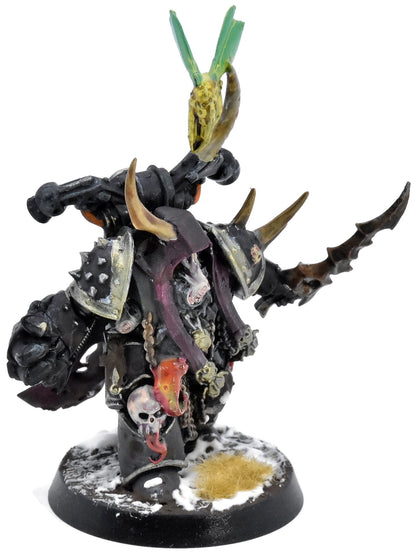 DEATH GUARD Plague Marine Champion #1 WELL PAINTED Warhammer 40K 1367