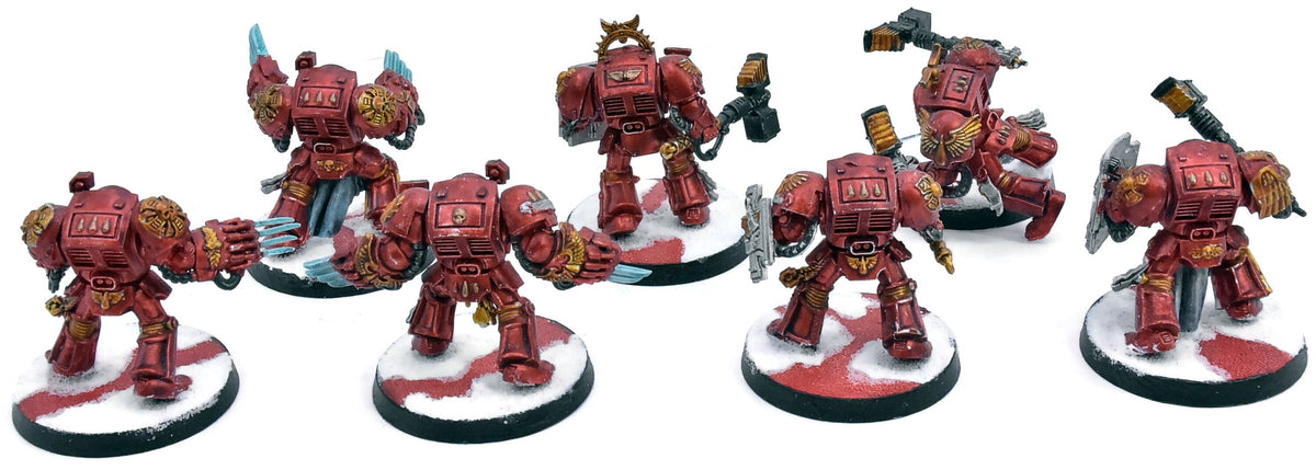 SPACE MARINES 7 Terminator Squad #1 old sculpt Warhammer 40K 5001