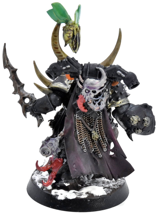 DEATH GUARD Plague Marine Champion #1 WELL PAINTED Warhammer 40K 1367
