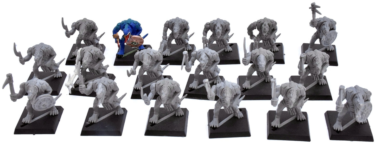 LIZARDMEN 18 Seraphon - Saurus Warriors #4 Warhammer Old World 5942