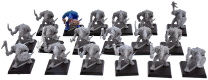 LIZARDMEN 18 Seraphon - Saurus Warriors #4 Warhammer Old World 5942