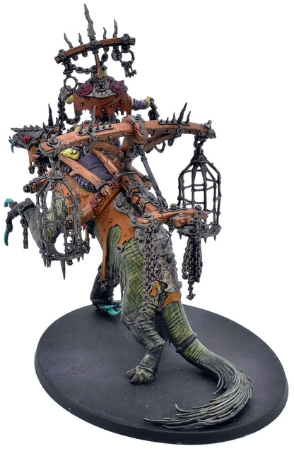 ORRUK WARCLANS Snatchaboss On Sludgeraker Beast #1 WELL PAINTED Sigmar 1428