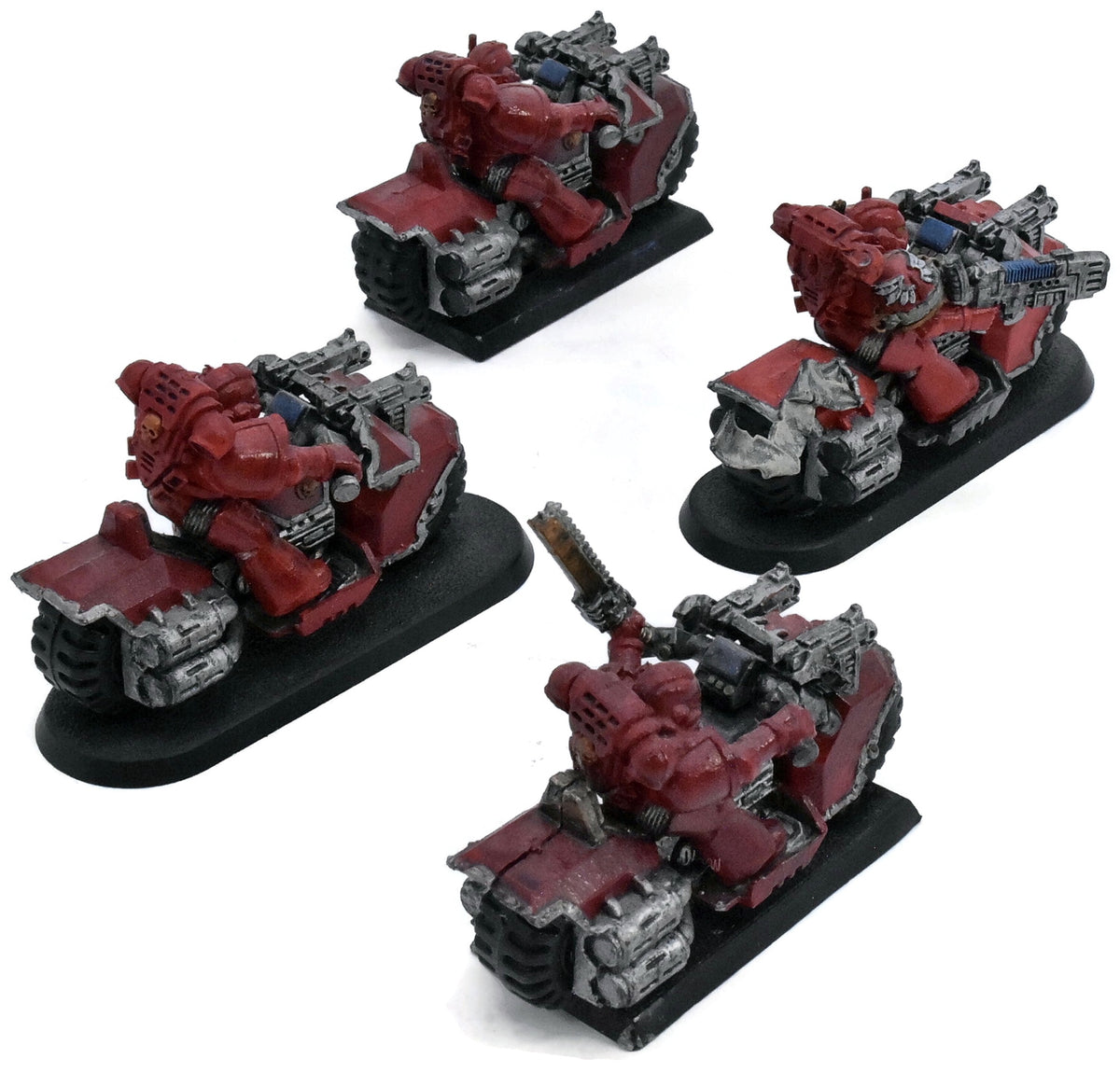 SPACE MARINES 4 Bikers #1 old sculpt Warhammer 40K 5087