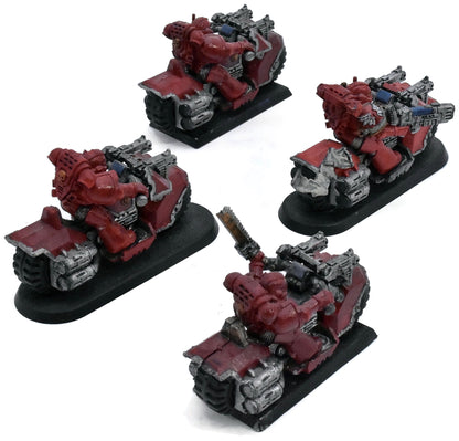 SPACE MARINES 4 Bikers #1 old sculpt Warhammer 40K 5087
