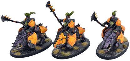 ORRUK WARCLANS 3 Gore Gruntas #2 WELL PAINTED Warhammer Sigmar 1442