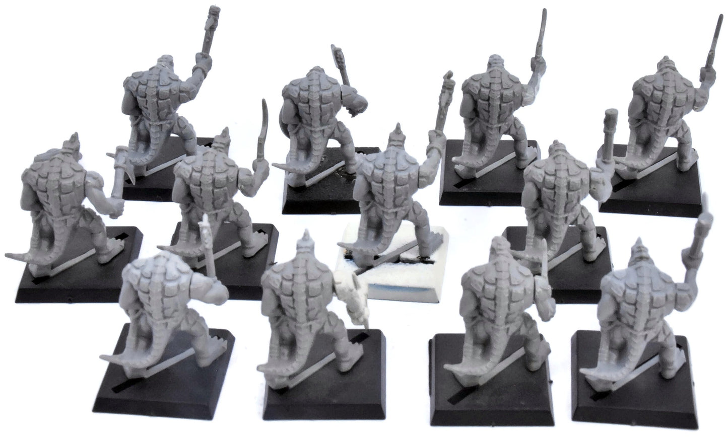LIZARDMEN 12 Seraphon - Saurus Warriors #2 Warhammer Old World 6024