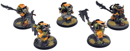 ORRUK WARCLANS 5 Orruk Brutes #2 WELL PAINTED Warhammer Sigmar 1473