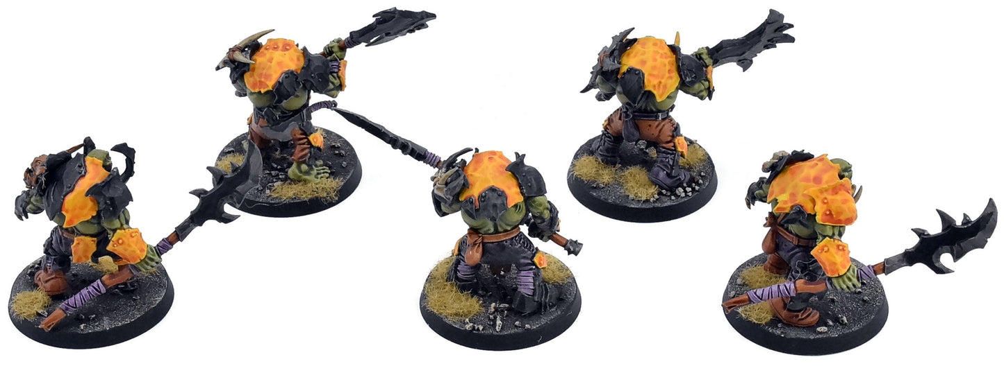 ORRUK WARCLANS 5 Orruk Brutes #2 WELL PAINTED Warhammer Sigmar 1473